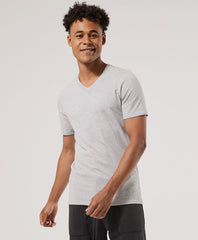 Organic Cool Stretch V-Neck Undershirt 4-Pack