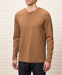 Organic Softspun Long Sleeve Henley