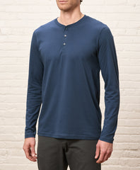 Organic Softspun Long Sleeve Henley