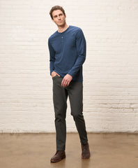 Organic Softspun Long Sleeve Henley