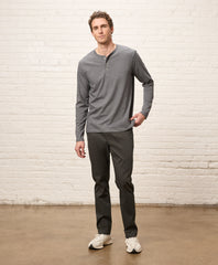 Organic Softspun Long Sleeve Henley