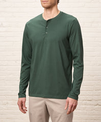 Organic Softspun Long Sleeve Henley