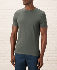Organic Luxe Essential Slim Fit Crewneck Tee