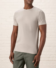Organic Luxe Essential Slim Fit Crewneck Tee