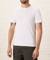 Organic Luxe Stretch Jersey Slim Crew Neck 3-Pack