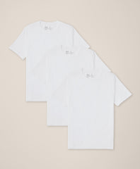 Organic Luxe Stretch Jersey Slim Crew Neck 3-Pack