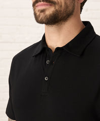 Organic Luxe Stretch Jersey Slim Polo