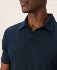 Organic Luxe Stretch Jersey Slim Polo