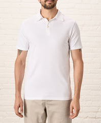 Organic Luxe Stretch Jersey Slim Polo