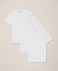 Organic Luxe Stretch Jersey Slim V-Neck 3-Pack
