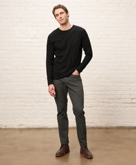 Organic Softspun Essential Crewneck Long Sleeve Tee