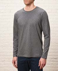 Organic Softspun Essential Crewneck Long Sleeve Tee