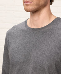 Organic Softspun Essential Crewneck Long Sleeve Tee