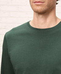 Organic Softspun Essential Crewneck Long Sleeve Tee