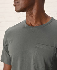 Organic Softspun Pocket Crew Tee