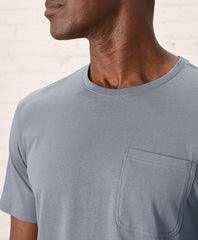 Organic Softspun Pocket Crew Tee