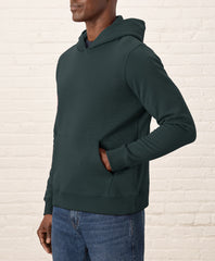 Organic Brushed Fleece Pullover Hoodie