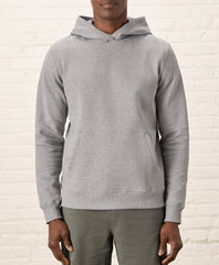 Organic Brushed Fleece Pullover Hoodie