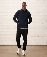 Organic Brushed Fleece Pullover Hoodie