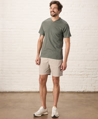 Organic Featherweight Slub V-Neck Tee