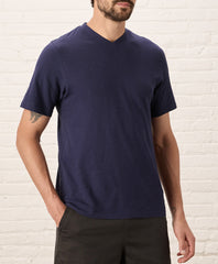 Organic Featherweight Slub V-Neck Tee