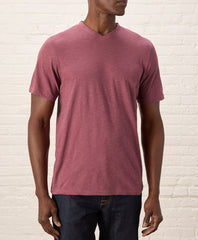 Organic Featherweight Slub V-Neck Tee