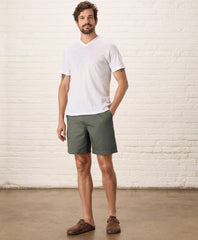 Organic Featherweight Slub V-Neck Tee