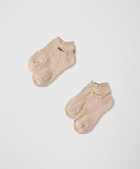 Organic Shorty Socks 2-Pack