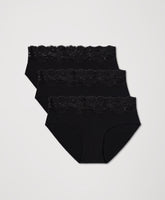 Organic Lace Waist Brief 3-Pack