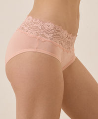 Organic Lace Waist Brief 3-Pack
