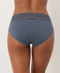 Organic Lace Waist Brief 3-Pack