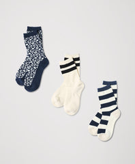 Organic The Perfect Crew Socks 3-Pack
