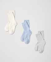 Organic The Perfect Crew Socks 3-Pack