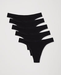 Organic Everyday Classic Fit Thong 5-Pack