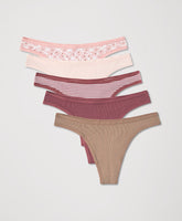 Organic Everyday Classic Fit Thong 5-Pack