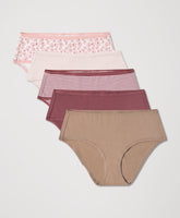 Organic Everyday Mid Rise Hipster 5-Pack