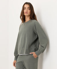 Organic Cloudknit Raglan Crew