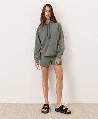 Organic Cloudknit Curved Hem Short