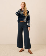 Organic Stretch Twill Wide Leg Pant
