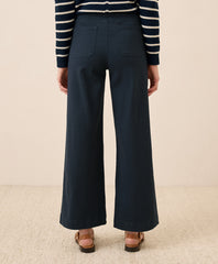Organic Stretch Twill Wide Leg Pant
