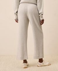 Organic Thermal Waffle Wide Leg Pant
