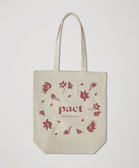 Organic Pact Floral Canvas Tote