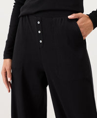Organic Dream Rib Wide Leg Lounge Pant