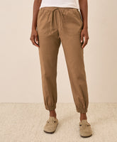 Organic Stretch Poplin Jogger