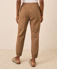Organic Stretch Poplin Jogger