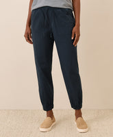 Organic Stretch Poplin Jogger