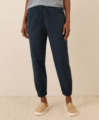 Organic Stretch Poplin Jogger