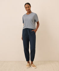 Organic Stretch Poplin Jogger