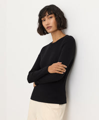 Organic Perfect Rib Long Sleeve Tee