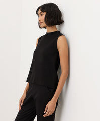 Organic Airplane Mock Neck Shell